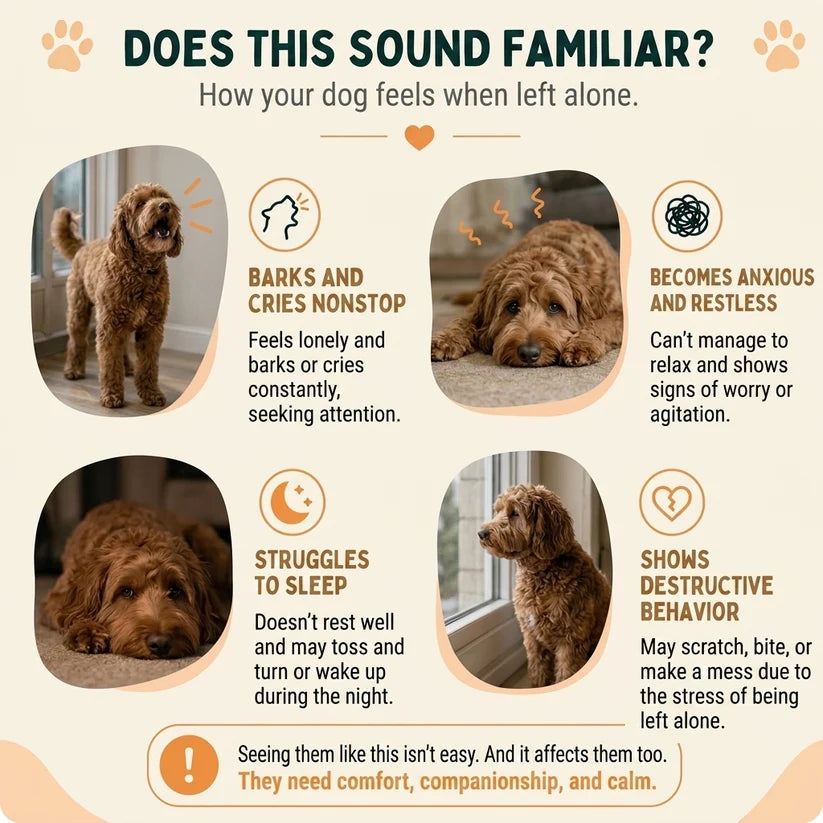 HEYWOOF Comfort Pal | Calming Cuddle Toy for Dogs