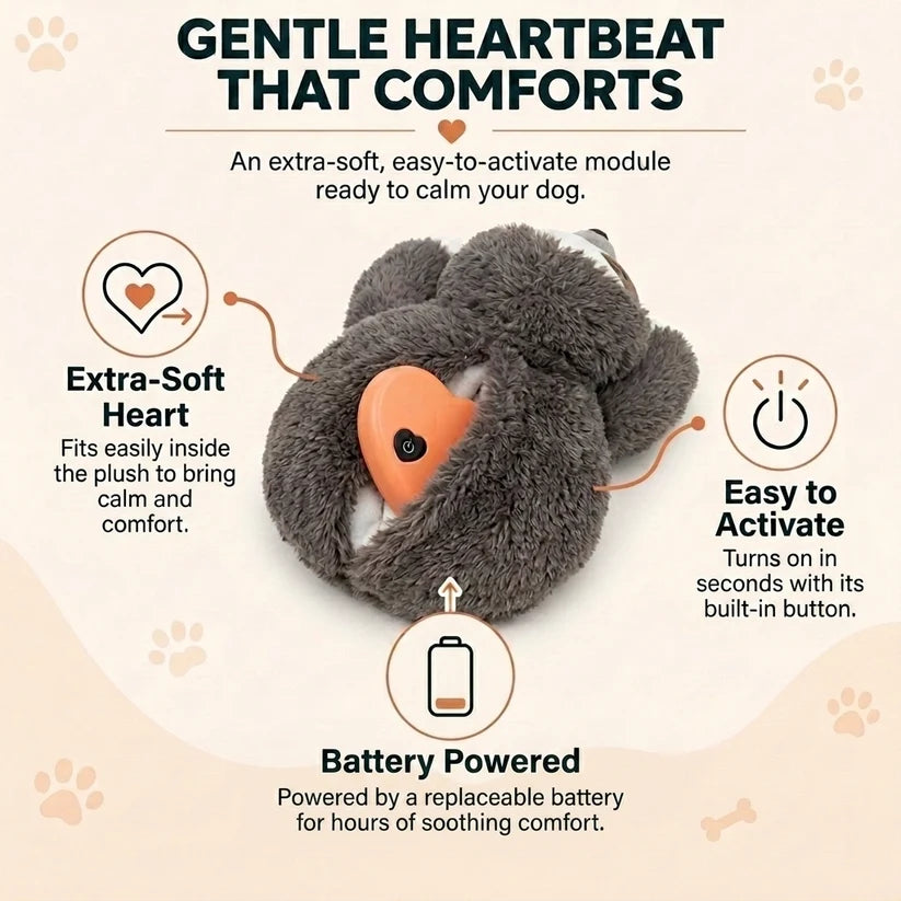 HEYWOOF Comfort Pal | Calming Cuddle Toy for Dogs